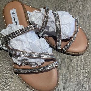 Steve Madden bling slides